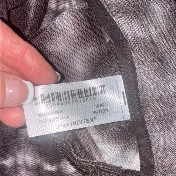 Zara Tie-Dye Wide-Leg Pants - Picture 5 of 9